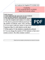 Analisis Item Form 1-3 FULL FORMAT TEMPLATE by Zeti