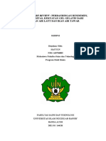 Literature Review: Perbandingan Rendemen,: Viskositas, Kekuatan Gel Gelatin Dari Ikan Air Laut Dan Ikan Air Tawar