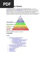 Pirámide de Maslow