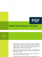 Derecho Romano Vulgar