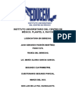 Cuestionario Teoria Del Derecho Segundo Parcial.