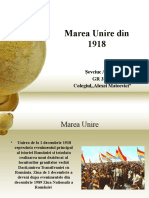 Marea Unire Din 1918 