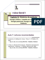 Aula de Física sobre Energia Cinética e Trabalho de Forças