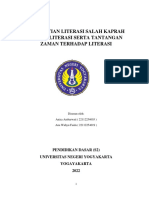 Pengertian Literasi Salah Kaprah Dalam Literasi Serta Tantangan Zaman Terhadap Literasi