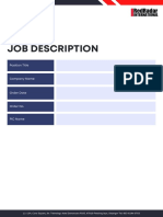 Job Description Template