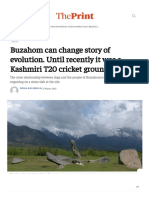 Buzahom Can Change Story of Evolution. Until Recently It Was A Kashmiri T20 Cricket Ground