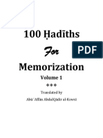 100 Adīths For Memorization Vol. 1-2