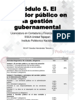 Módulo 5. El Servidor Público en La Gestión Gubernamental