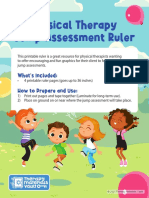 Physical Therapy Jump Assessment Ruler fghd3c