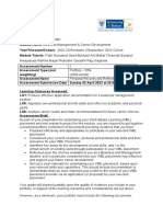 BMP5001 Personal Records and Reflective Analysis Portfolio