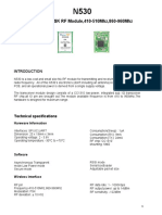 CC1130 FSK RF Module, 410-510Mhz, 860-960Mhz: Technical Specifications