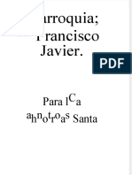 Parroquia Francisco Javier.: para Lca Ahnotroas Santa