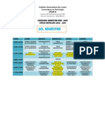 HORARIO 5o. SEMESTRE