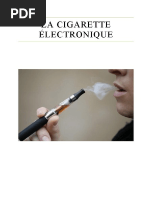 Cigarette lectronique : risques et enjeux | PDF | Cigarette lectronique |  Cigarette