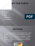 Computer Parts: Monitor Keyboard Mouse CPU UPS Printer Scanner