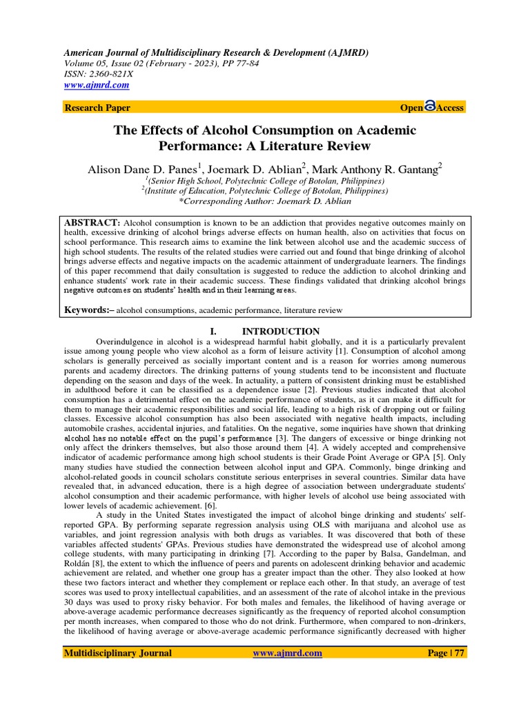 Research | PDF | Alcoholism | Substance Abuse