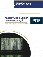 Algoritmos E Lógica de Programação I: Prof. Me. Ricardo Zanni Silveira