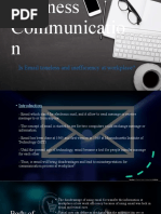 Is Email Toneless and Inefficiency at Workplace?