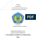 Universitas Respati Indonesia 2022: Tugas Ontologi