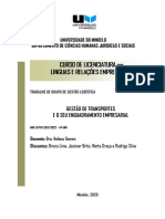 Gestão de Transporte e o Seu Enquadramento Empresarial