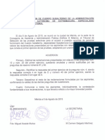 Acuerdo Tribunal Reclamaciones Cuestionario Tipo Test Subalterno Conductor 2013