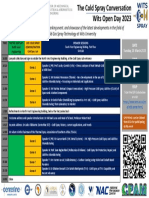 The Cold Spray Conversation - Programme Invite