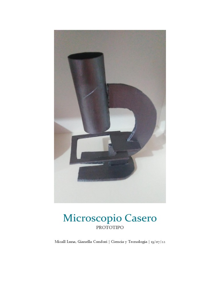 Microscopio Casero: Prototipo | PDF | Microscopio