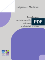 Paradigmas de Intervencion Publica Latinoamericana en Habitat Urbano