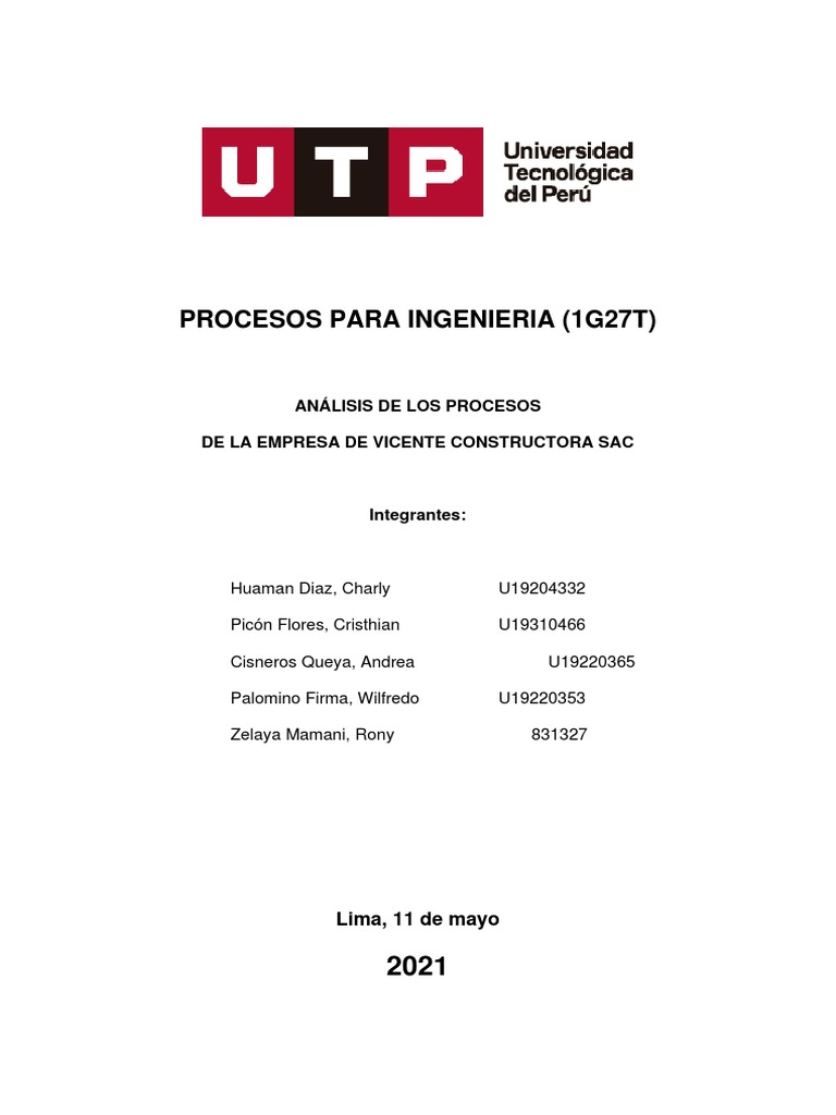Análisis de Procesos de DVC SAC | PDF | Iniciativa empresarial ...