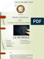 Recherche Et Prospection: Theme:Le Petrole