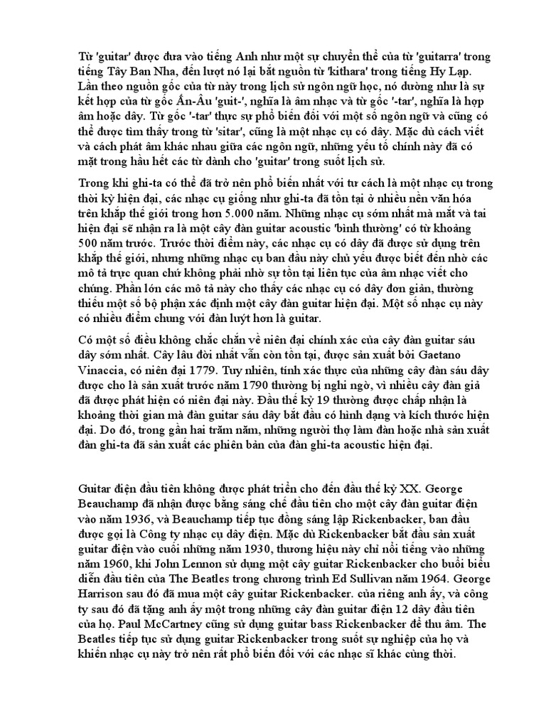 Guitar | PDF