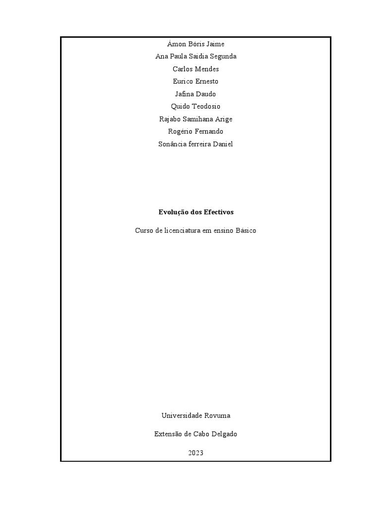 Trabalho de Carta Escolar e Micro Planificacao em Educacao | PDF ...