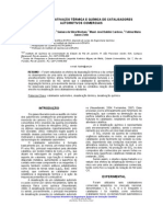 Estudo da desativação térmica e química de catalisadores automotivos