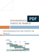 Estandarizacion Del Puesto de Trabajo