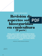 Revisión de Aspectos Sobre Bioseguridad en Cunicultura (Artículo) Autor Francisco Javier González González