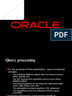 Query Processing Optimization