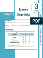 Examen Diagnóstico: Grado