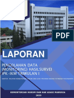 Laporan Pengolahan Data (Monitoring) Hasil Survei IKM-IPK Triwulan I-1-24