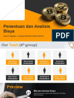 Penentuan Dan Analisis Biaya: Dosen Pengampu: Andriyani Rahmah Fahriati, M.Farm