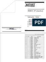 VC68H - 4T Gasolina compactador guia manual