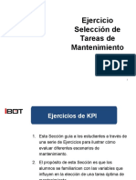 Ejercicio Selección de Tareas de Mantenimiento