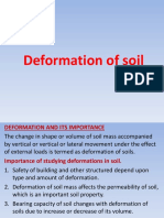 Deformation of Soil