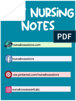 Free Nursing Notes