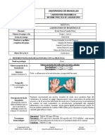 Universidad de Manizales: Laboratorio Bioquimica Ii Informe Práctica de Laboratorio