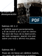 El Salmo 40 Introducción: La Vida en El Hoyo de Desesperación