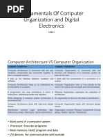 Fundamentals of Computer Organization and Digital Electronics