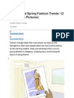 How To Find Spring Fashion