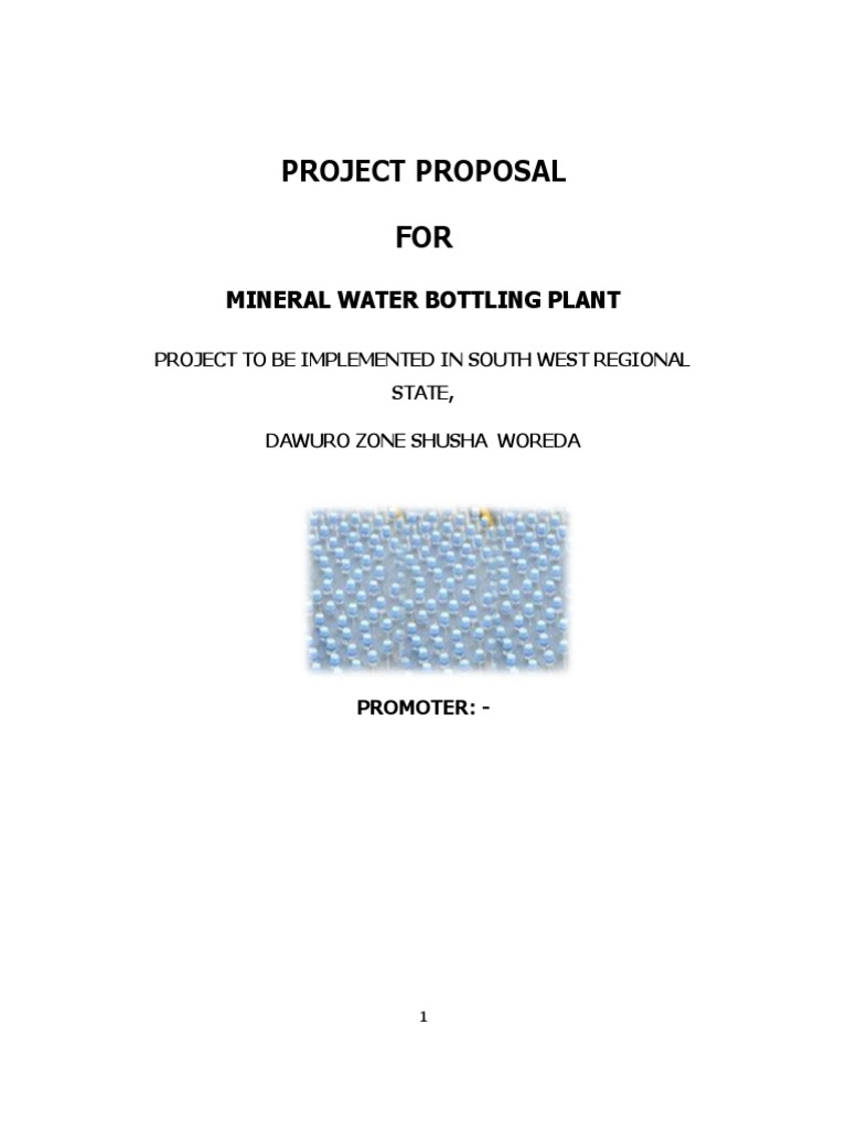 Project Proposal On Water DR Final | Download Free PDF | Water | Water ...