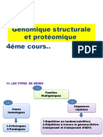 4éme cours Génomique structurale et protéomique