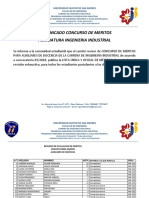 Concurso de Meritos - Comite Evaluador Conv.05-2020